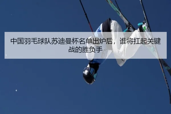 中国羽毛球队苏迪曼杯名单出炉后，谁将扛起关键战的胜负手（kaiyun）